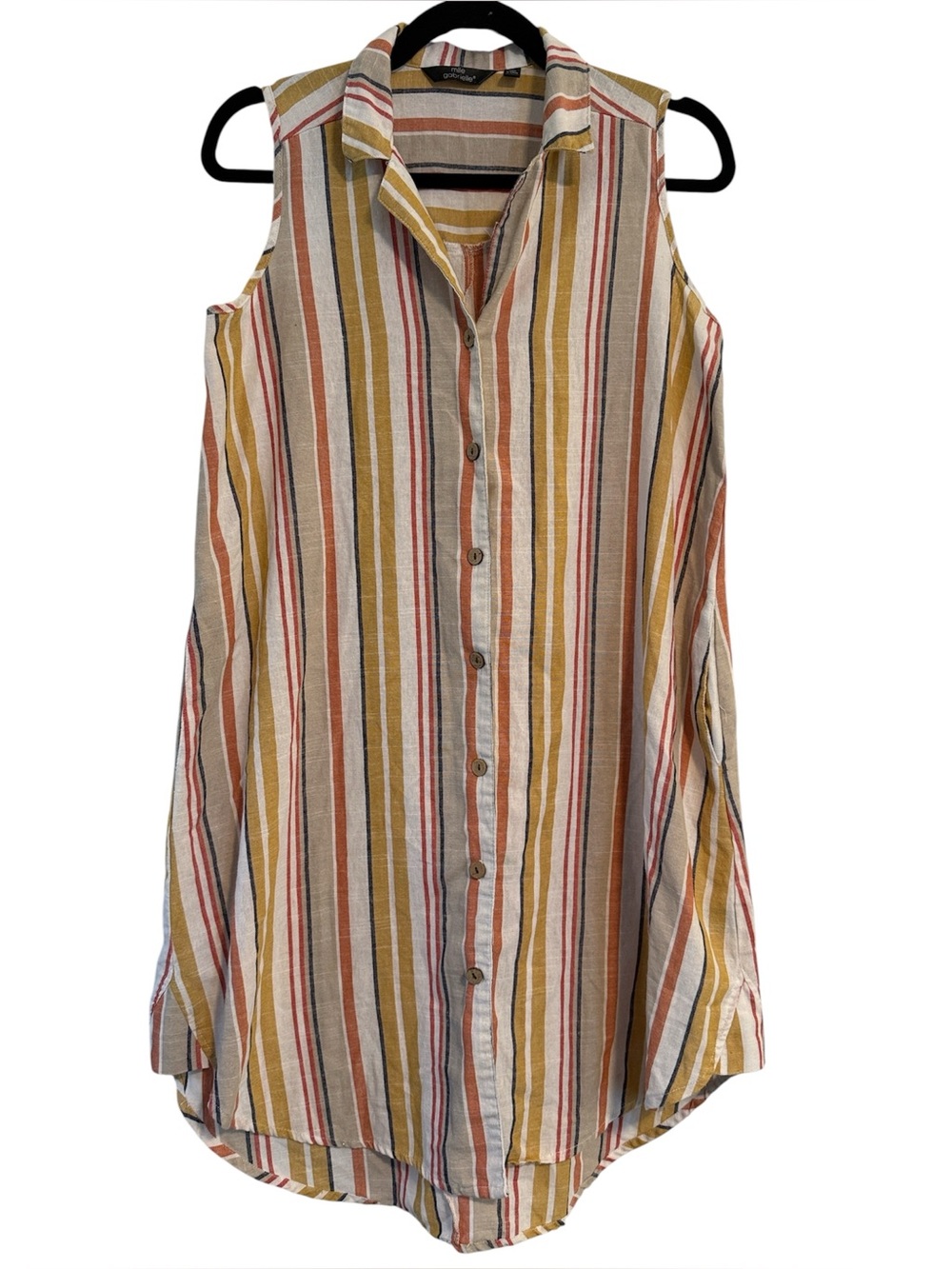 ☀️ Mlle Gabrielle Striped Casual Dress with Pockets